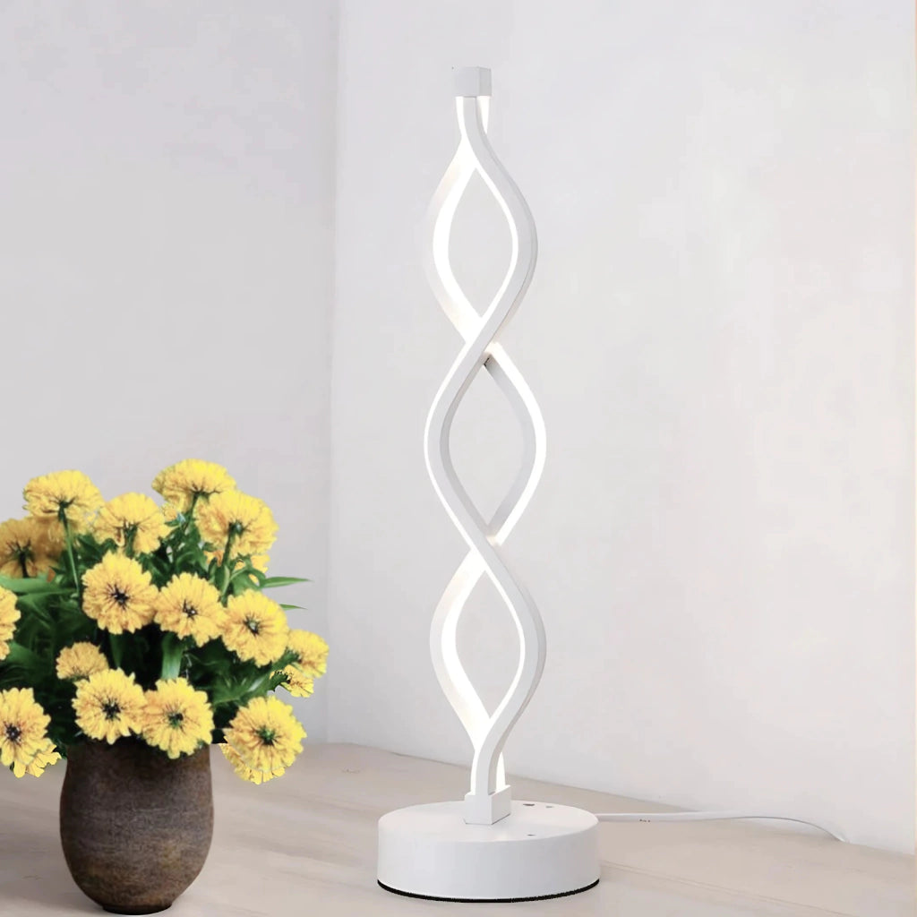 Lámpara LED Espiral Infinita USB