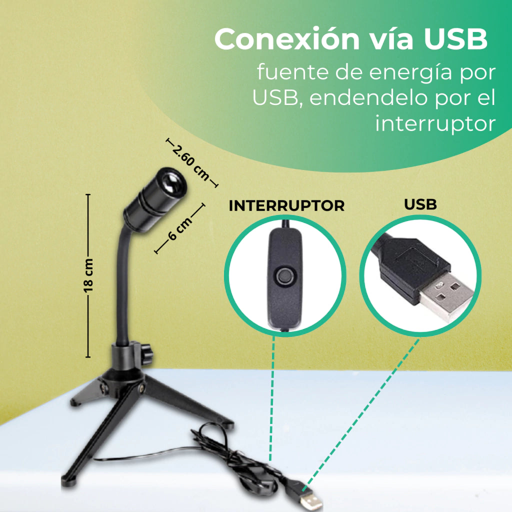 Proyector LED Luna y Tierra USB