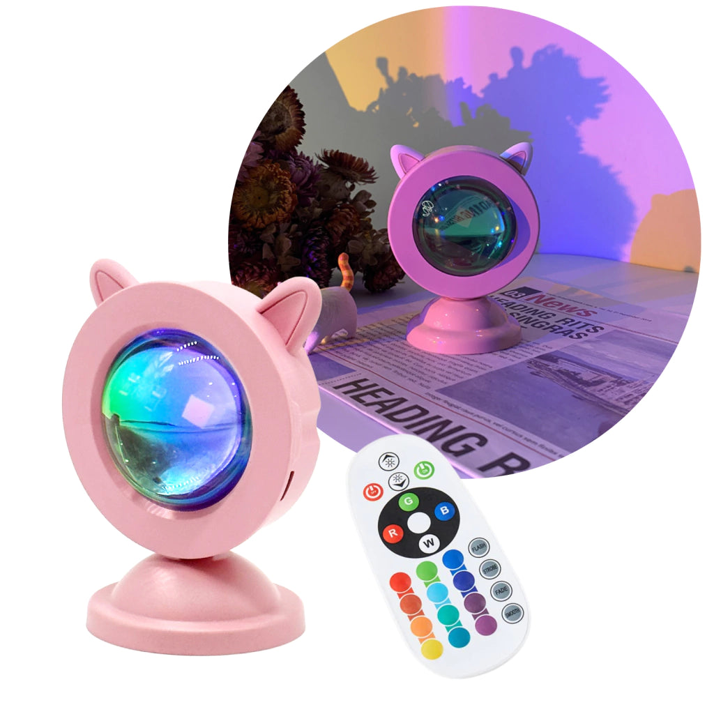 Lámpara LED Conejito Sunset USB Multicolor