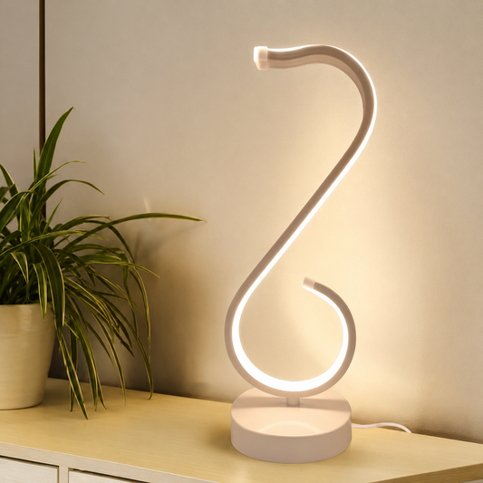 Lámpara LED Espiral Curva USB